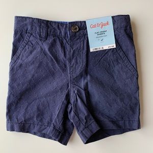 2/$10 Toddler Boy Blue Dress Shorts - 2T